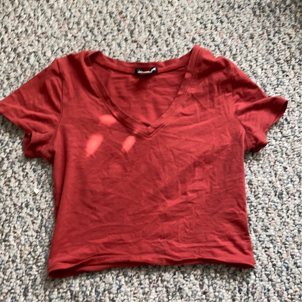 Rustic Red crop top